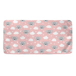 Koala Bear And Cloud Pattern Print Towel