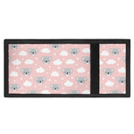 Koala Bear And Cloud Pattern Print Trifold Wallet