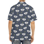 Koala Bear Pattern Print Aloha Shirt