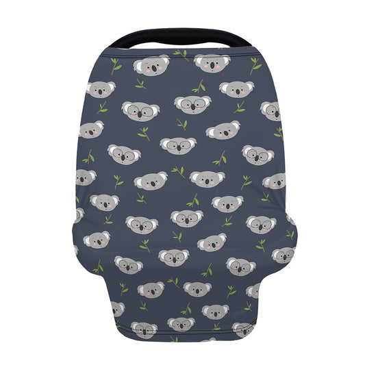 Koala Bear Pattern Print Baby Seat Cover