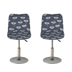Koala Bear Pattern Print Bar Stool Covers