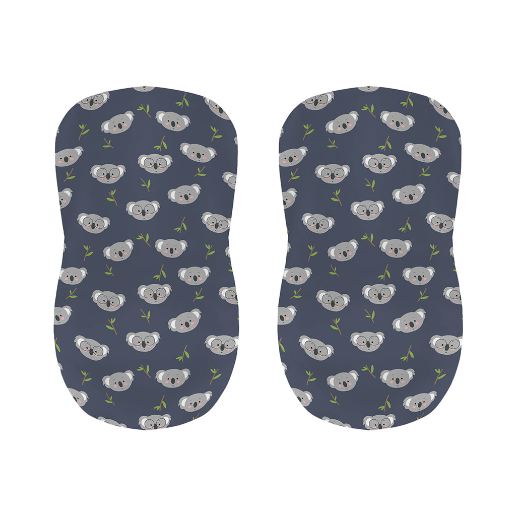 Koala Bear Pattern Print Bar Stool Covers