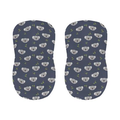 Koala Bear Pattern Print Bar Stool Covers