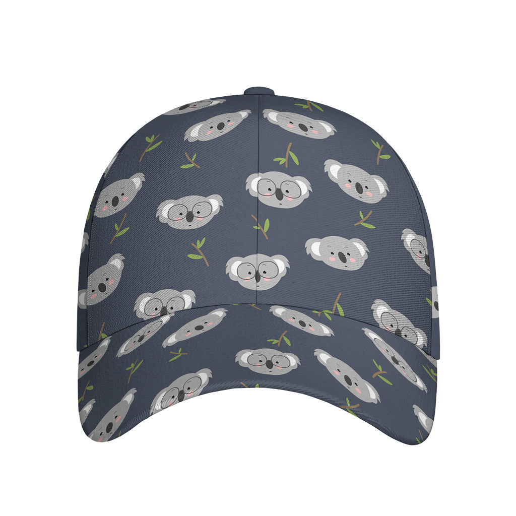 Koala Bear Pattern Print Baseball Cap