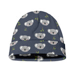 Koala Bear Pattern Print Beanie