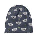 Koala Bear Pattern Print Beanie