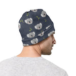 Koala Bear Pattern Print Beanie