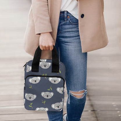 Koala Bear Pattern Print Bible Tote Bag