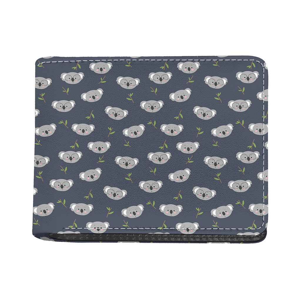 Koala Bear Pattern Print Bifold Wallet
