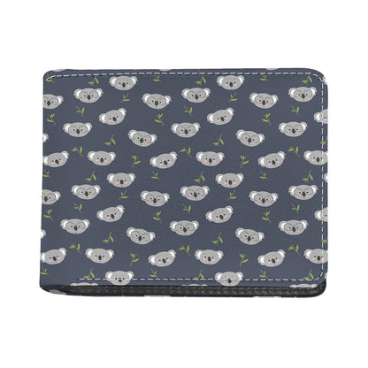 Koala Bear Pattern Print Bifold Wallet