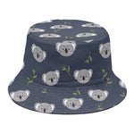 Koala Bear Pattern Print Bucket Hat