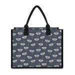 Koala Bear Pattern Print Canvas Tote Bag