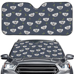 Koala Bear Pattern Print Car Windshield Sun Shade