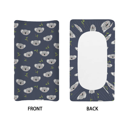 Koala Bear Pattern Print Changing Pad Cover