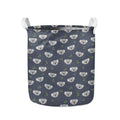 Koala Bear Pattern Print Collapsible Laundry Basket