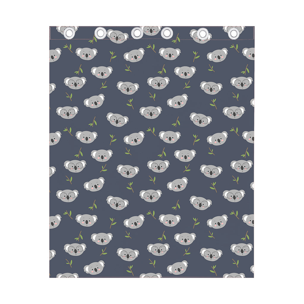 Koala Bear Pattern Print Curtain