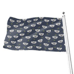 Koala Bear Pattern Print Flag