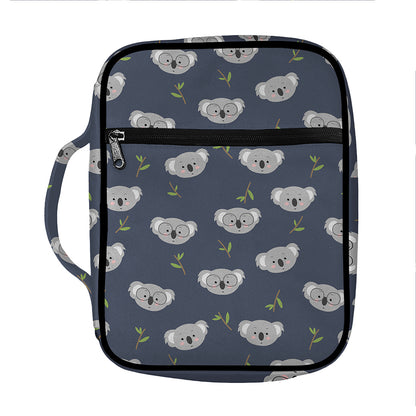 Koala Bear Pattern Print Front Pocket Bible Bag