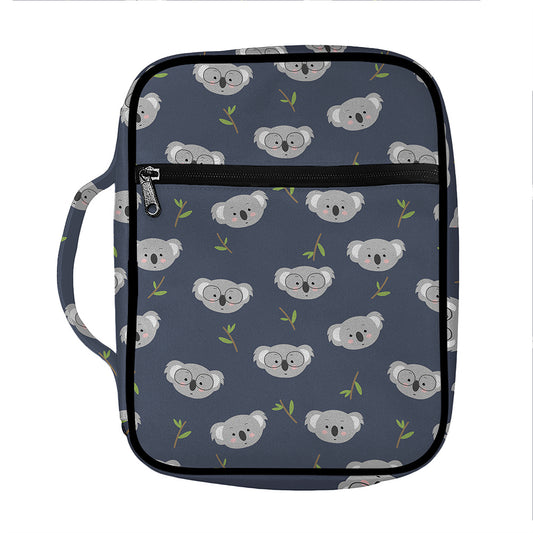 Koala Bear Pattern Print Front Pocket Bible Bag