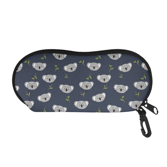 Koala Bear Pattern Print Glasses Case