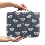Koala Bear Pattern Print Leather Bible Cover