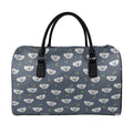 Koala Bear Pattern Print Leather Duffel Bag