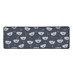 Koala Bear Pattern Print Long Kitchen Mat