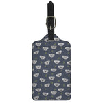 Koala Bear Pattern Print Luggage Tag