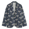 Koala Bear Pattern Print Men's Blazer