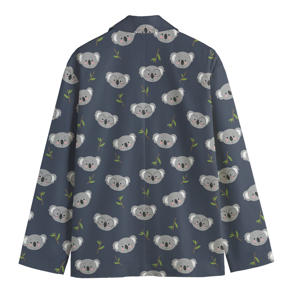 Koala Bear Pattern Print Men's Blazer