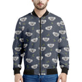 Koala Bear Pattern Print Men's Bomber Jacket