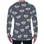 Koala Bear Pattern Print Men's Long Sleeve T-Shirt
