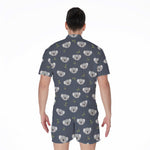 Koala Bear Pattern Print Men's Rompers
