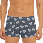 Koala Bear Pattern Print Men's Short Boxer Briefs