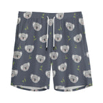 Koala Bear Pattern Print Men's Sports Shorts