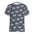 Koala Bear Pattern Print Men's Athletic T-Shirt