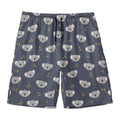 Koala Bear Pattern Print Men's Swim Trunks