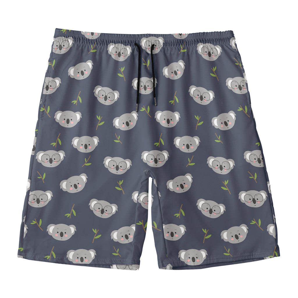 Koala Bear Pattern Print Men's Swim Trunks