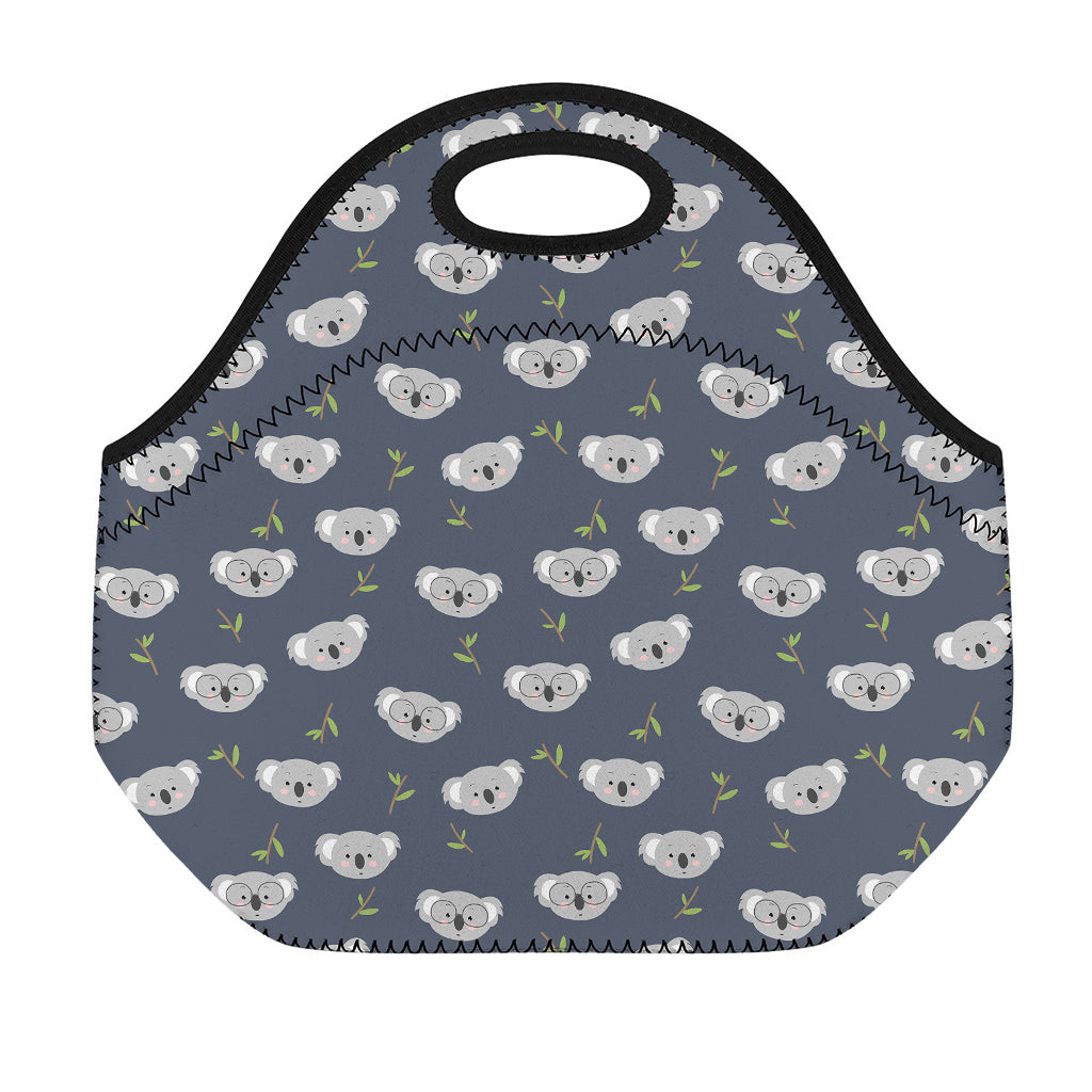 Koala Bear Pattern Print Neoprene Lunch Bag