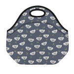 Koala Bear Pattern Print Neoprene Lunch Bag