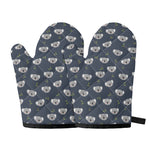 Koala Bear Pattern Print Oven Mitts
