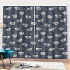 Koala Bear Pattern Print Pencil Pleat Curtains