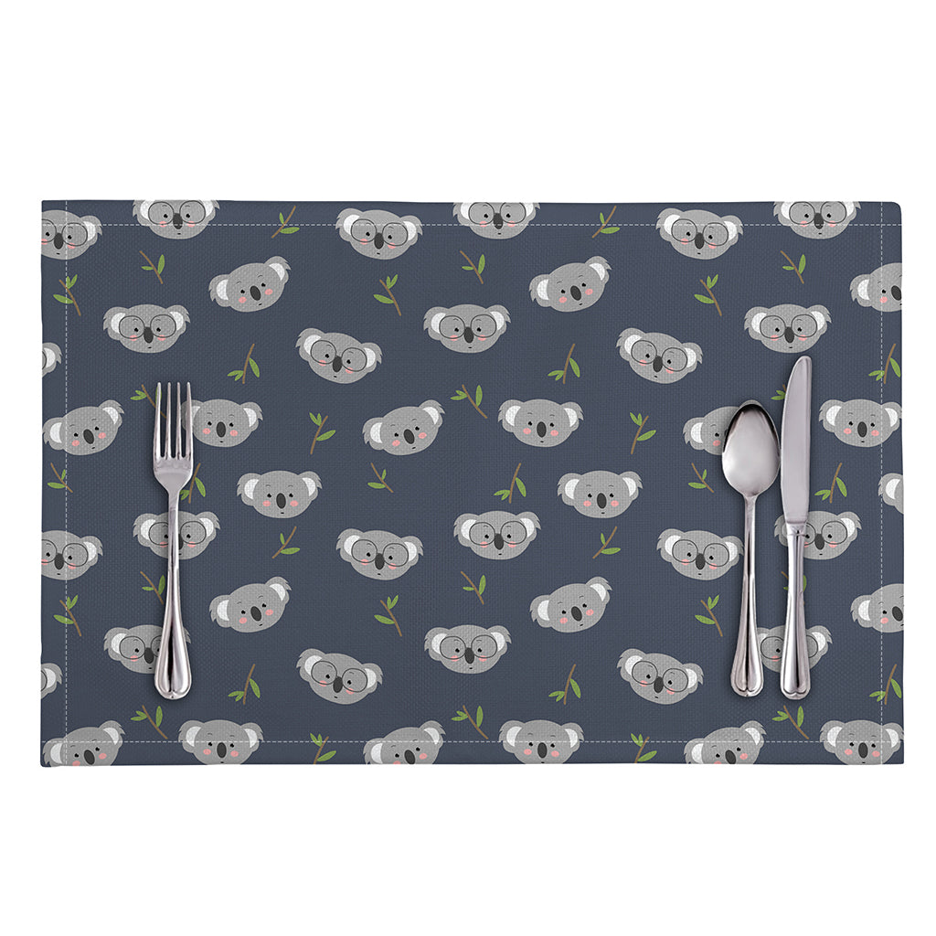 Koala Bear Pattern Print Placemat