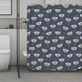 Koala Bear Pattern Print Polyester Shower Curtain
