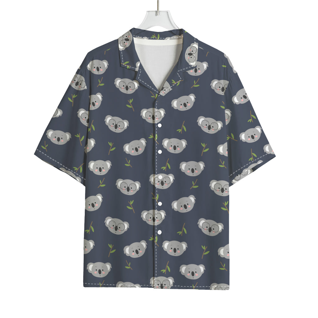 Koala Bear Pattern Print Rayon Hawaiian Shirt