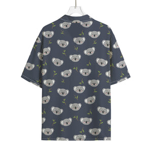 Koala Bear Pattern Print Rayon Hawaiian Shirt