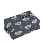 Koala Bear Pattern Print Rectangle Tissue Box Cover