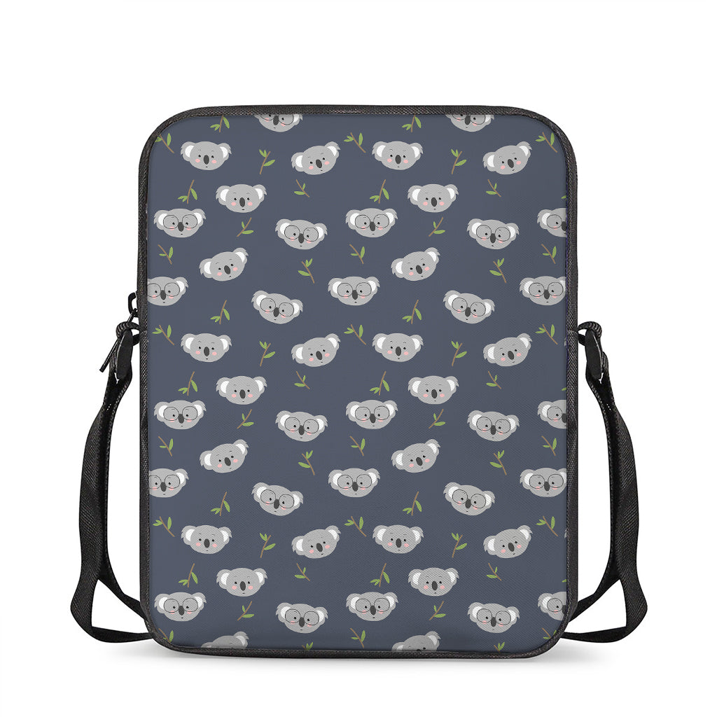 Koala Bear Pattern Print Rectangular Crossbody Bag