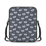 Koala Bear Pattern Print Rectangular Crossbody Bag