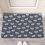 Koala Bear Pattern Print Rubber Doormat